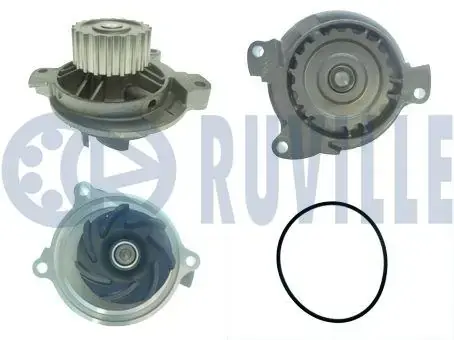 RUVILLE VW Помпа воды 100 2.4D-2.5 TDI, A6 2.5TDI, LT 28-46 2.5TDI ruville 561002A