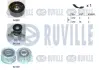 RUVILLE RENAULT К-кт ГРМ (ремінь+ролик+шків генератора+ нятяжний пристрій) LOGAN I (LS_) 1.4 04-, DACIA SANDERO 1.4 08- Ruville 570164 (фото 1)