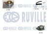 К-кт ГРМ+помпа 132z Renault Laguna, Trafic 1.9DCi 03/01- Volvo S40/ V40 1.9Di 07/01- ruville 5501132