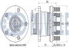 Підшипник задньої ступиці ruville 221839