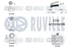 RUVILLE AUDI к-кт. грм. (ремень+3 ролика+ не переключаемая помпа+крепление) A1/3/4/5/6,Q2/3/5, Skoda Octavia III, Rapid, SuperB III,Arteon,Caddy IV,Golf VI,VII, Passat,Tiguan,Sharan,T 6 1.6/2.0TDI 12- ruville 5503761