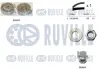 RUVILLE AUDI К-т ГРМ (помпа+рем.+ролик+крепление) 1,6 A3/A4 VW Golf IV 1,6/2,0Skoda 1,6/2,0 Seat ruville 5500132