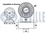 RUVILLE AUDI Натяжной ролик промежуточный A3 1,9TDI 96-,SKODA 1,9TDI 97- ruville 540443