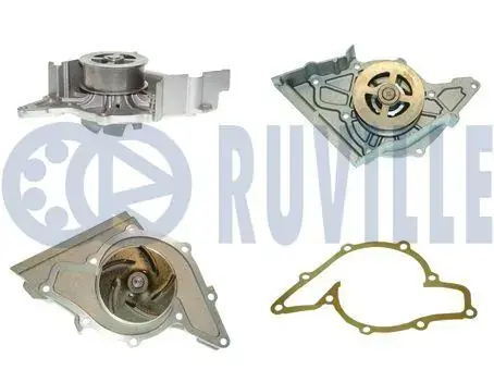 RUVILLE AUDI Помпа воды 100 2.6I, 2.8 91- ruville 56665P