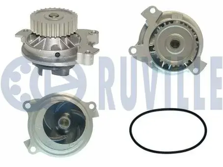RUVILLE AUDI Помпа воды AUDI 80 90- ruville 56664P