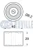 RUVILLE AUDI Ролик паразитный A1 1,4TDI 14- ruville 542776