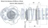 RUVILLE AUDI Ступица колеса задняя с датчиком ABS NISSAN QASHQAI II RENAULT KADJAR 1.2-1.6D 11.13- ruville 221844