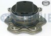 AUDI Ступица колеса задняя с датчиком ABS NISSAN QASHQAI II RENAULT KADJAR 1.2-1.6D 11.13- ruville 221844