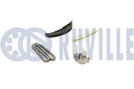 RUVILLE BMW К-кт. ланцюга ГР (ланцюг+1шт. планки + натягувач) (верх) 1,8d,2.0d,3.0d ruville 580089