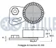 RUVILLE BMW Натяжной ролик E36/E38/E39 318-725 TD/TDS (M41/M51) Ruville 540813 (фото 2)