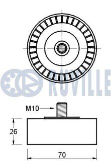 BMW Ролик E53, E60, E61, E63, E64, E65, SSANGYONG ruville 541437