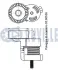 RUVILLE BMW Ролик натяжной E46,90,60,02- ruville 541643