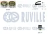 RUVILLE CITROEN К-кт ГРМ (помпа + ролик + ремень) BERLINGO 1.4i 96-11, PEUGEOT 106 I (1A, 1C) 1.3 93-96, 206 SW 1.4 02-07 ruville 5503281