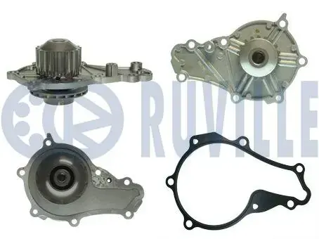 RUVILLE CITROEN Помпа воды Berlingo, C2/3/4 1.6HDI,Fiat Scudo,Ford Fiesta, Focus 1.6TDCI ruville 561252