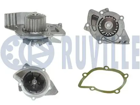 RUVILLE CITROEN Помпа воды C4, C5, Jumper, Jumpy 2.0-2.2HDI, FIAT Scudo, FORD Galaxy 07- ruville 561235