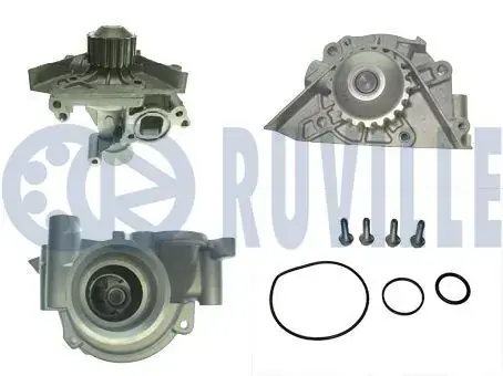 RUVILLE CITROEN Помпа воды (с корпусом) C5 I,II,III, Jumpy, Xsara Picasso,Fiat Scudo,Peugeot 1.6/2.2 ruville 561460