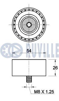 DB Ролик натяж Sprinter 316 CDI 06- ruville 542639