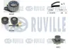 RUVILLE FIAТ К-кт. ГРМ (рем.+2шт. ролик+помпа воды+крепление) Doblo 1.9 JTD ruville 5501331