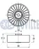 RUVILLE FIAT Натяжной ролик Brava,Bravo 1,9TD 95- ruville 540436