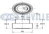 FIAT Натяжной ролик Croma / Tipo/Lancia Dedra,Thema 1,3-2,0 ruville 540030