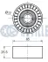 RUVILLE FIAT Ролик натяжит.Alfa Romeo 159 1.9/2.0JTDM 05- Ruville 542305 (фото 2)