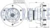 RUVILLE FORD Подшипник передн. ступицы с магнитным сенсорным кольцом Transit 13- (сдвоенные задн. колеса) Ruville 221896 (фото 2)