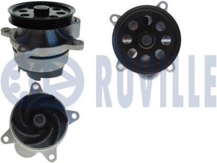 FORD Помпа воды GALAXY 2.0 18-, S-MAX 2.0 18-, TOURNEO CUSTOM V362 2.0 15-, TRANSIT V363 2.0 16- ruville 561715 на Форд S-Max