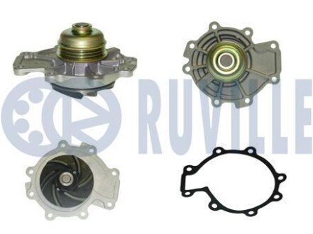 FORD Помпа воды Mondeo 2.5I 24V V6 94-,Mazda Tribute 00- ruville 561369 на Шкода Суперб 2