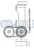 RUVILLE FORD Ролик натяжной Focus 1.8TDCi/TDDi -04, Transit Connect 1.8Di/TDCi 02-. ruville 541156