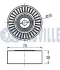 RUVILLE FORD Ролик натяжной S-Max, Mondeo, Galaxy, 2,2TDCi -15 ruville 542053