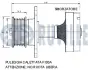 RUVILLE FORD Шкив генератора Focus 1,8TDDi -05, Transit Connect 1,8TDDi/TDCi/DI -13 ruville 541871