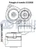 RUVILLE HONDA Ролик с натяжит.Accord VII, Civic, CR-V II, III, IV, FR-V 2.2 CTDi 04- ruville 541504