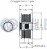 RUVILLE HONDA Шків генератора ACCORD VIII, CR-V III 04- ruville 542346