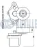 RUVILLE HYUNDAI Ролик приводного ремня Accent, i20, 30, 40, Matrix, Kia Ceed, Carens, Rio, Soul 1.1/1.7CRDi 05- Ruville 542429 (фото 2)