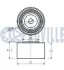 RUVILLE ISUZU спрямував. ролик Trooper 2,8TD 88-,OPEL Monterey 3,1TD 91- ruville 540388