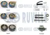 RUVILLE К-кт. ГРМ. (2шт ГРМ + 3шт ролики + крепление+ помпа воды) VW LT, T4 2.5 TDI ruville 5503851