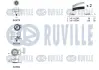 RUVILLE К-кт. ГРМ (2шт. рем.+3шт.ролик+крепление) SKODA Fabia 1.4 ruville 550381