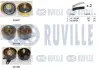 RUVILLE К-кт. ГРМ (2шт.рем.+3шт.ролика+крепление) AUDI A6,A8 2,5TDI ruville 550383
