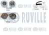 RUVILLE К-кт. ГРМ (рем.+2шт.ролика+крепление) Citroen Berlingo 1.6, Peugeot 307 1.6 ruville 550120