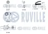 RUVILLE К-кт. ГРМ (рем.+3шт. ролик+нат. планка+ крепление) AUDI 2,4/2,8/4,2: A4/6/8 96- VW Passat 2,8 97- ruville 550253