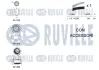 RUVILLE К-кт. ГРМ (рем.+3шт.ролика+крепление) AUDI 2,0TDI: A3/4/6 03- VW 2,0TDI: Golf V, Passat, Touran SKODA SEAT ruville 550126