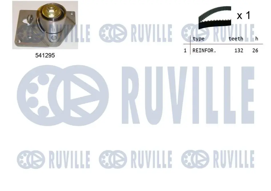 RUVILLE К-кт. ГРМ (ремень+ ролик) RENAULT Trafic II 1.9dci 01- ruville 550113