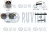 RUVILLE К-кт. ГРМ (тефл рем.+2шт.ролика+крепление) 1,9TDI: AUDI A3/4/6 VW 1,4 T5 SEAT SKODA FORD Galaxy ruville 550137