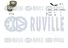RUVILLE к-кт. ремінь + ролик Audi A3,Skoda Fabia II,Octavia II,SuperB II,Caddy III,CC,Golf VI,Passat 1.6/2.0TD 05- Ruville 570064 (фото 1)