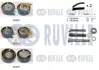 RUVILLE К-т ГРМ (2шт ремня ГРМ + 3шт ролики + крепление) VW LT, T4 2.5 TDI ruville 550385