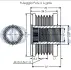 RUVILLE MAZDA Шків генератора CX-5 2.2 D ruville 542524