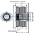 RUVILLE MAZDA Шкив генератора MAZDA 6 2,0-2,2D/DI/CD 02- Ruville 541206 (фото 2)