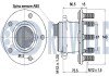 MITSUBISHI Комплект задн. ступицы колеса c ABS Outlander,Lancer 08- ruville 221686