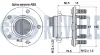 RUVILLE MITSUBISHI Комплект задн. ступицы колеса c ABS Outlander,Lancer 08- ruville 221686