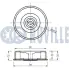 RUVILLE MITSUBISHI Натяжной ролик Carisma 95-, Lancer 95-, VOLVO S40 Ruville 540848 (фото 2)